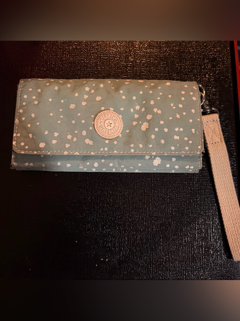 Kipling Rubi Silver Sky Wristlet Wallet